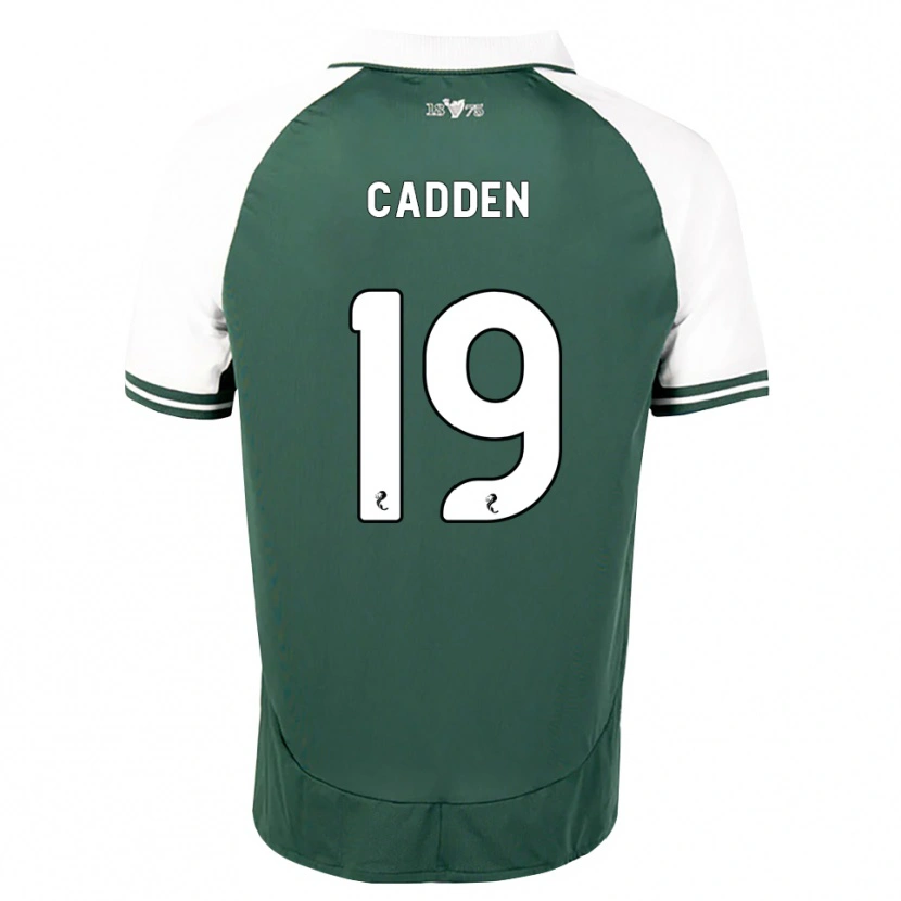 Danxen Dzieci Nicky Cadden #19 Zielony Morze Biały Domowa Koszulka 2026/27 Koszulki Klubowe