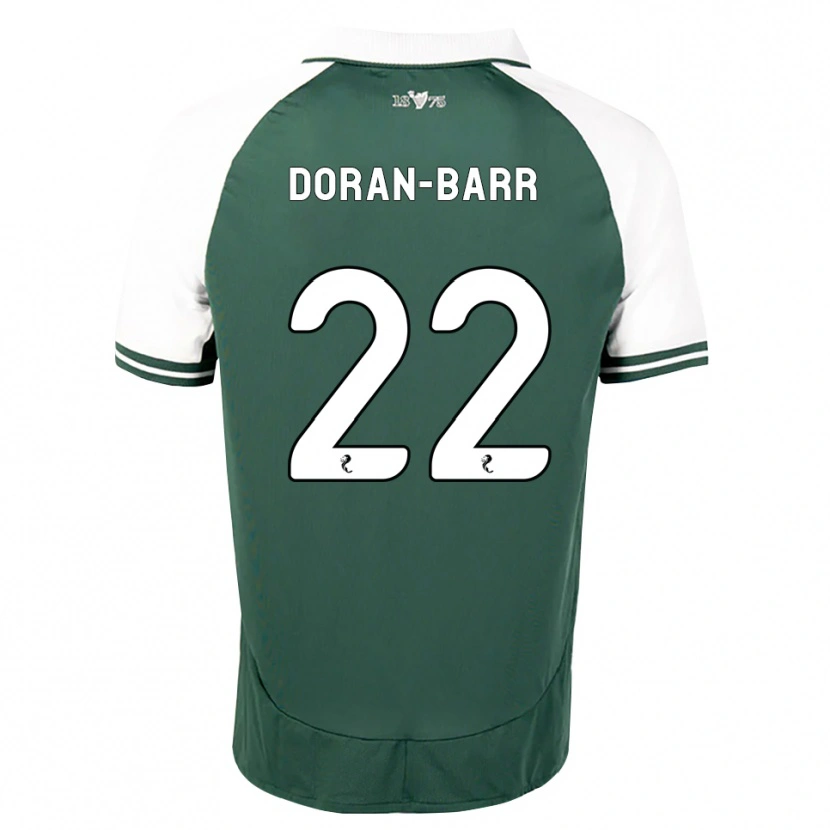 Danxen Dzieci Lauren Doran-Barr #22 Zielony Morze Biały Domowa Koszulka 2026/27 Koszulki Klubowe