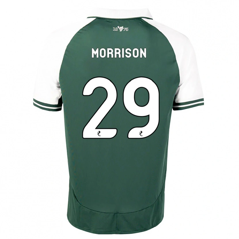 Danxen Dzieci Kirsty Morrison #29 Zielony Morze Biały Domowa Koszulka 2026/27 Koszulki Klubowe
