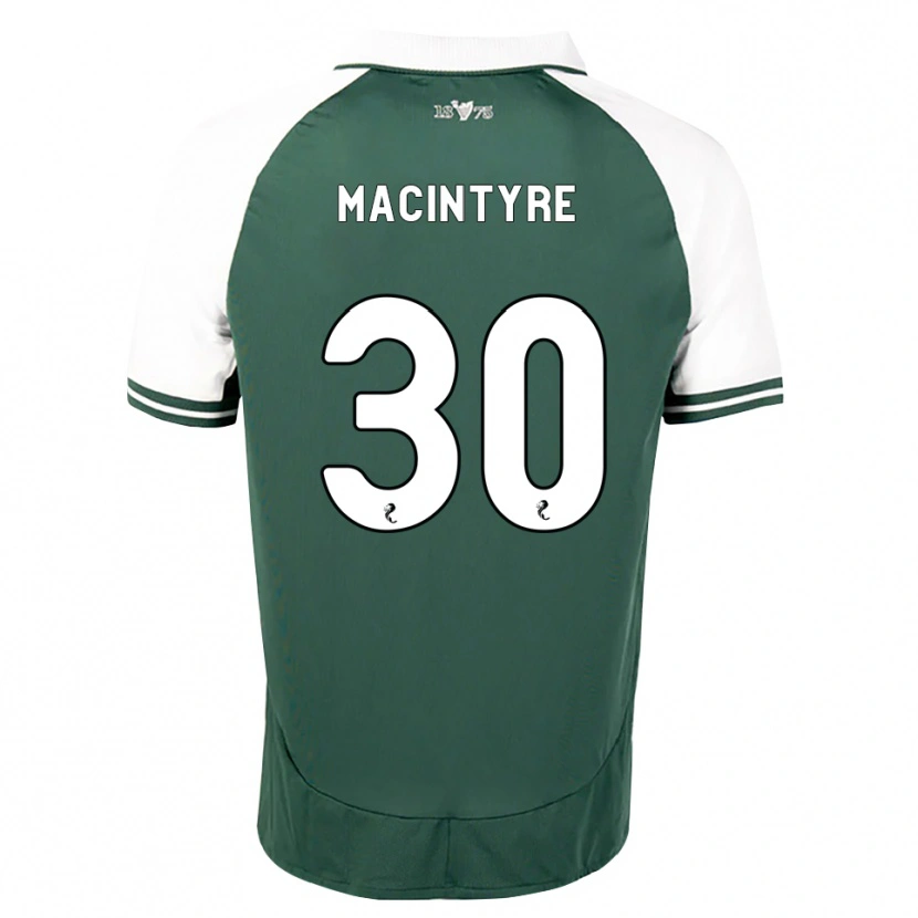 Danxen Dzieci Jacob Macintyre #30 Zielony Morze Biały Domowa Koszulka 2026/27 Koszulki Klubowe