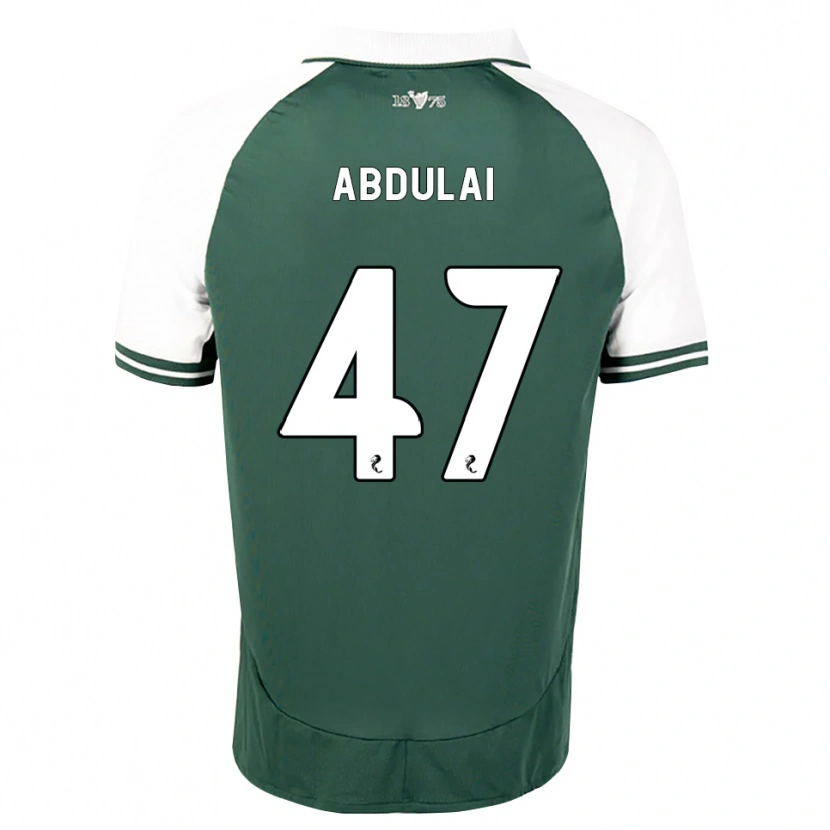 Danxen Dzieci Azeem Abdulai #47 Zielony Morze Biały Domowa Koszulka 2026/27 Koszulki Klubowe