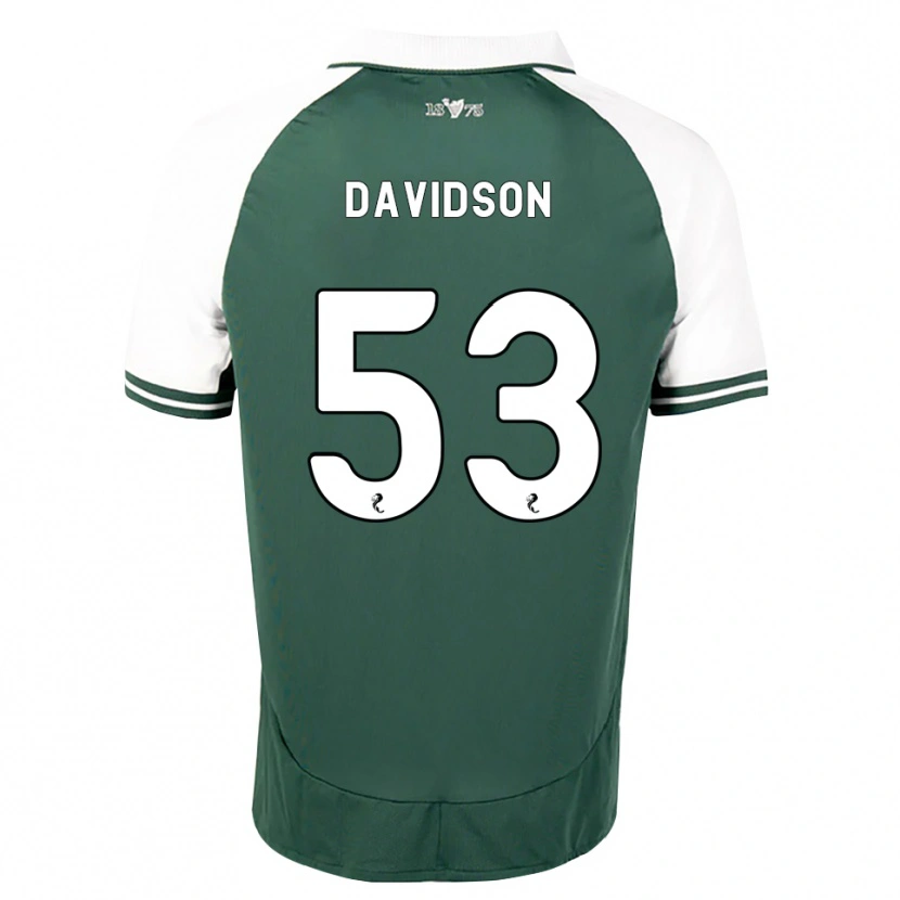 Danxen Dzieci Luke Davidson #53 Zielony Morze Biały Domowa Koszulka 2026/27 Koszulki Klubowe