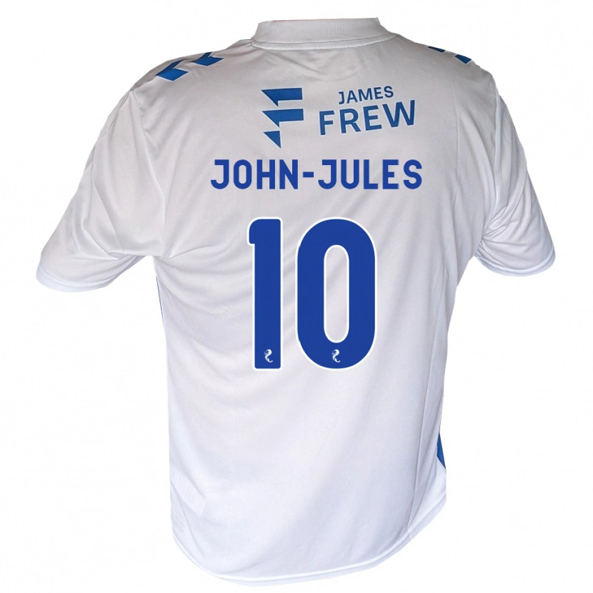 Danxen Dzieci Tyreece John-Jules #10 Królewski Niebieski Biały Domowa Koszulka 2026/27 Koszulki Klubowe