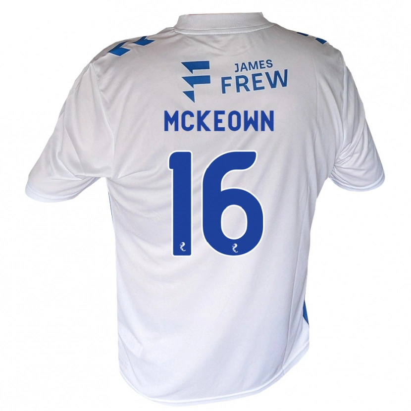 Danxen Dzieci Shay Mckeown #16 Królewski Niebieski Biały Domowa Koszulka 2026/27 Koszulki Klubowe