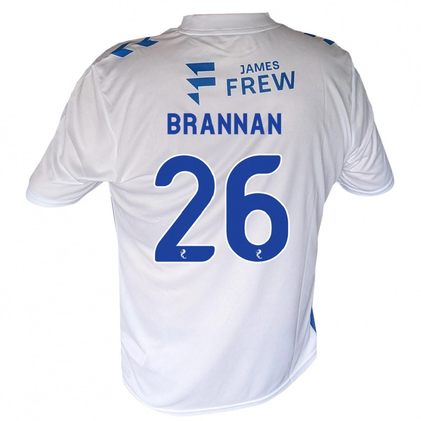 Danxen Dzieci Ben Brannan #26 Królewski Niebieski Biały Domowa Koszulka 2026/27 Koszulki Klubowe