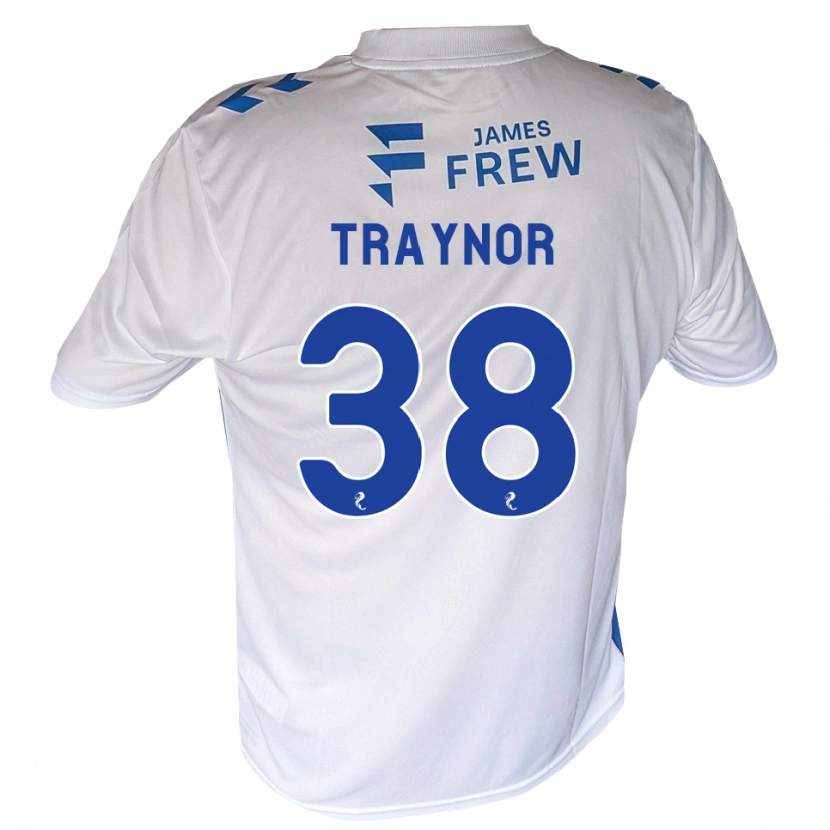Danxen Dzieci Archie Traynor #38 Królewski Niebieski Biały Domowa Koszulka 2026/27 Koszulki Klubowe