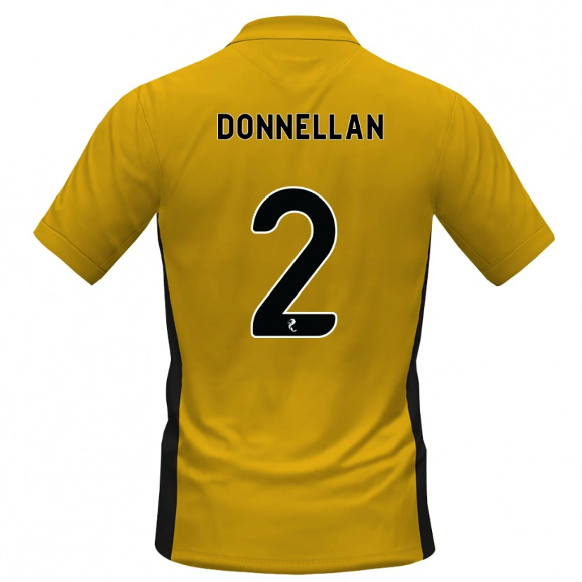 Danxen Dzieci Shaun Donnellan #2 Pomarańczowy Czarny Domowa Koszulka 2026/27 Koszulki Klubowe