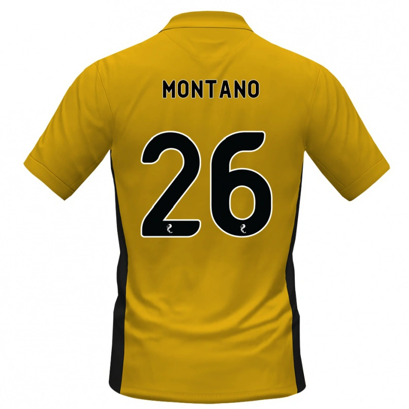 Danxen Dzieci Cristian Montano #26 Pomarańczowy Czarny Domowa Koszulka 2026/27 Koszulki Klubowe
