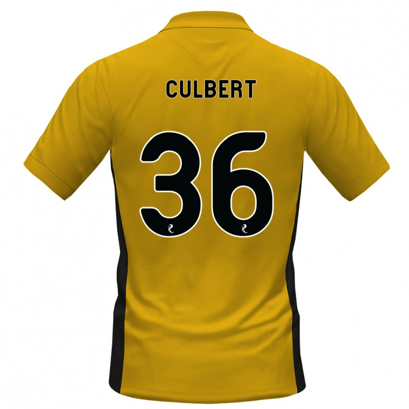 Danxen Dzieci Sam Culbert #36 Pomarańczowy Czarny Domowa Koszulka 2026/27 Koszulki Klubowe