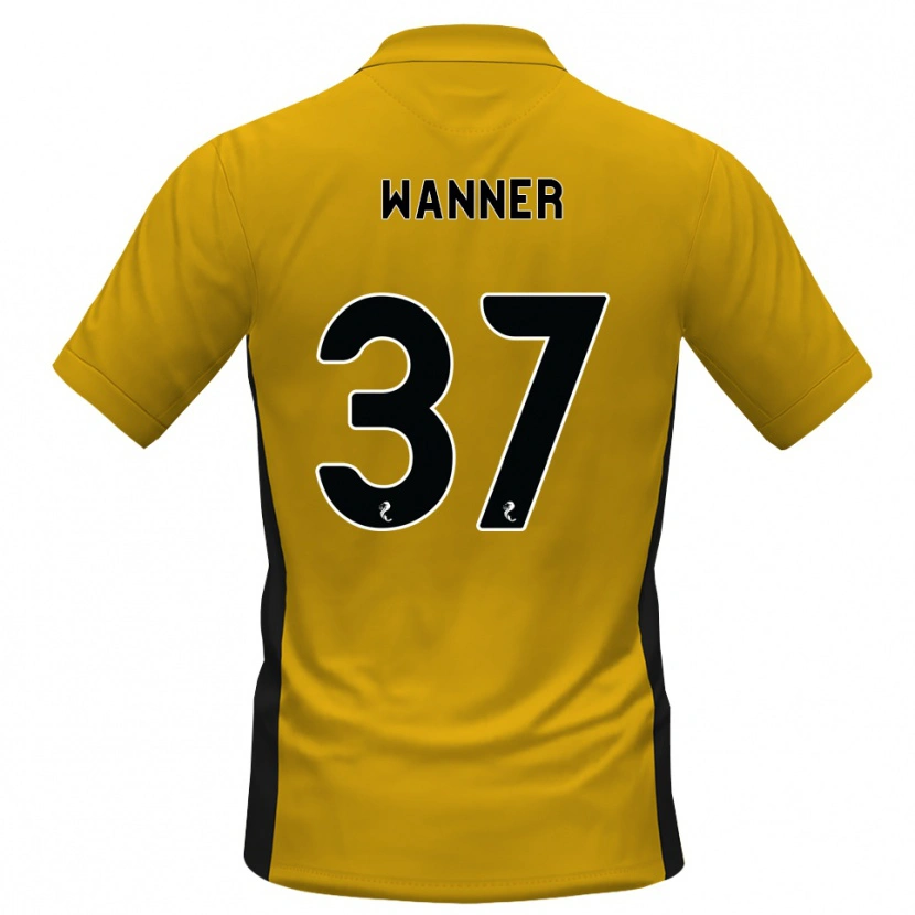 Danxen Dzieci Jannik Wanner #37 Pomarańczowy Czarny Domowa Koszulka 2026/27 Koszulki Klubowe