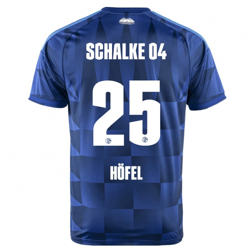 Danxen Dzieci Luca Höfel #25 Ciemnoniebieski Żółty Biały Domowa Koszulka 2026/27 Koszulki Klubowe