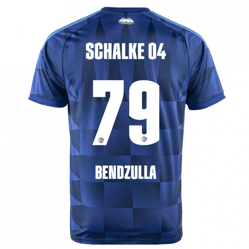 Danxen Dzieci Leonie Bendzulla #79 Ciemnoniebieski Żółty Biały Domowa Koszulka 2026/27 Koszulki Klubowe