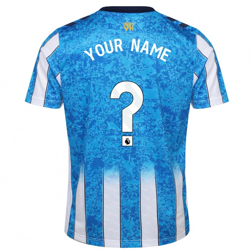 Danxen Dzieci Twoje Imię #0 Biały Niebieski Pomarańczowy Domowa Koszulka 2026/27 Koszulki Klubowe
