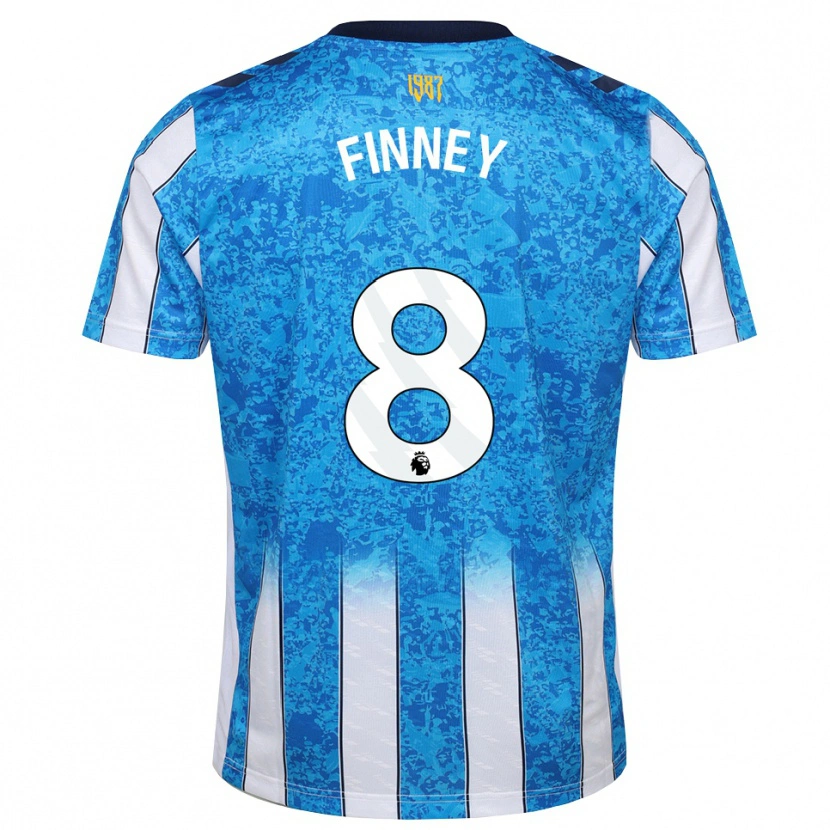 Danxen Dzieci Charlie Finney #8 Biały Niebieski Pomarańczowy Domowa Koszulka 2026/27 Koszulki Klubowe