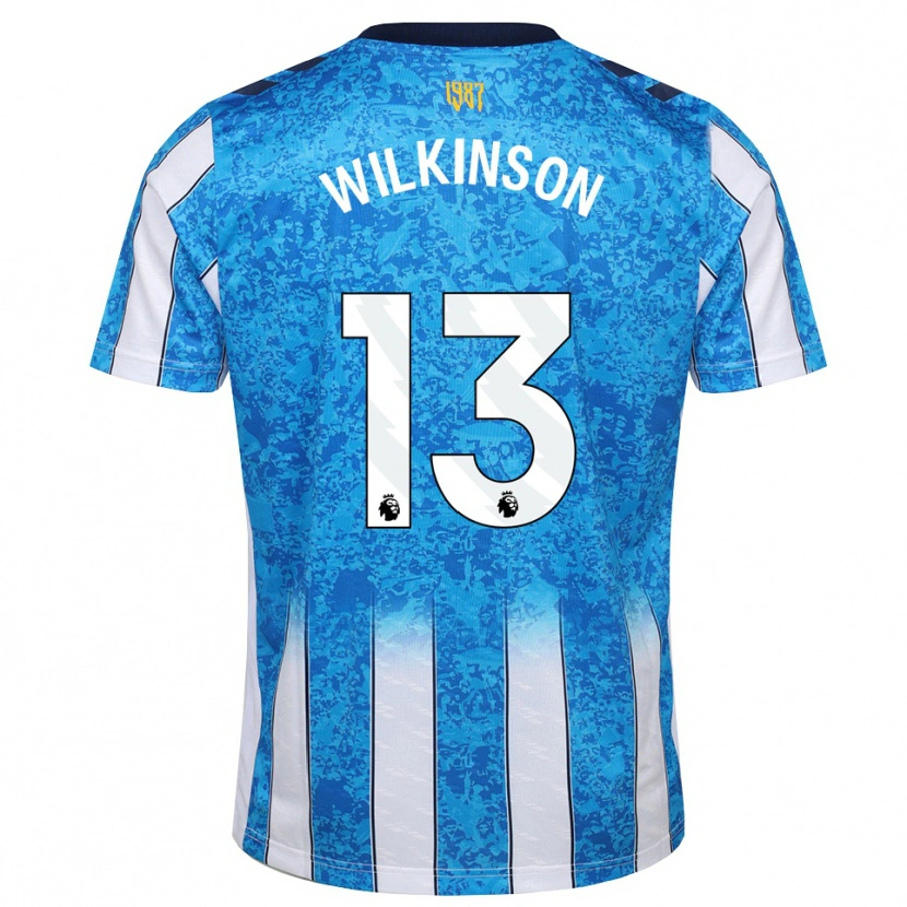 Danxen Dzieci Mitchell Wilkinson #13 Biały Niebieski Pomarańczowy Domowa Koszulka 2026/27 Koszulki Klubowe