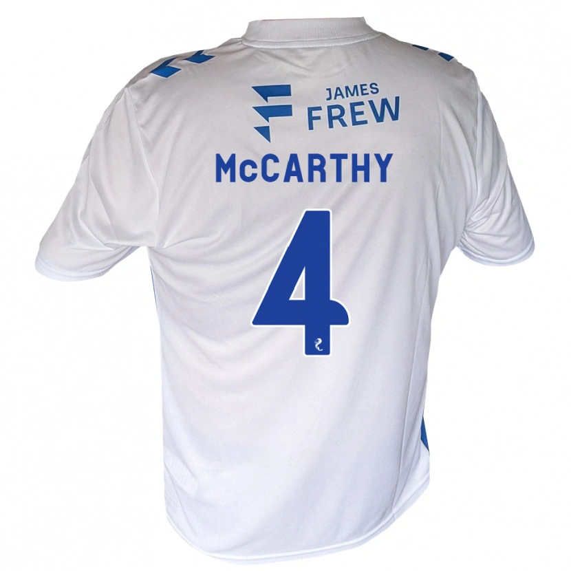 Danxen Dzieci Cathal Mccarthy #4 Królewski Niebieski Biały Domowa Koszulka 2026/27 Koszulki Klubowe
