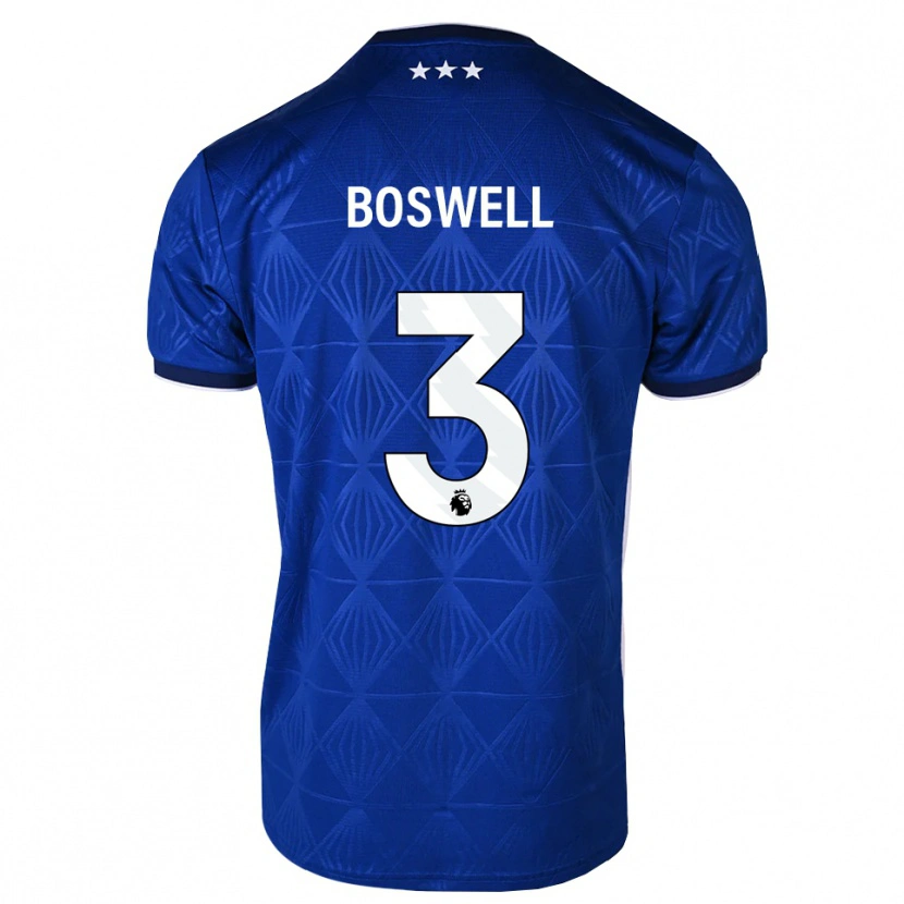 Danxen Dzieci Ashton Boswell #3 Średni Niebieski Biały Czerwony Domowa Koszulka 2026/27 Koszulki Klubowe