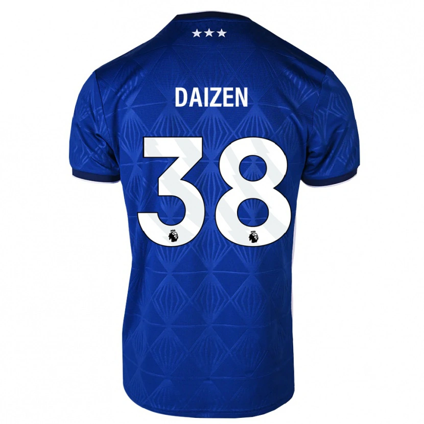 Danxen Dzieci Daizen Maeda #38 Średni Niebieski Biały Czerwony Domowa Koszulka 2026/27 Koszulki Klubowe