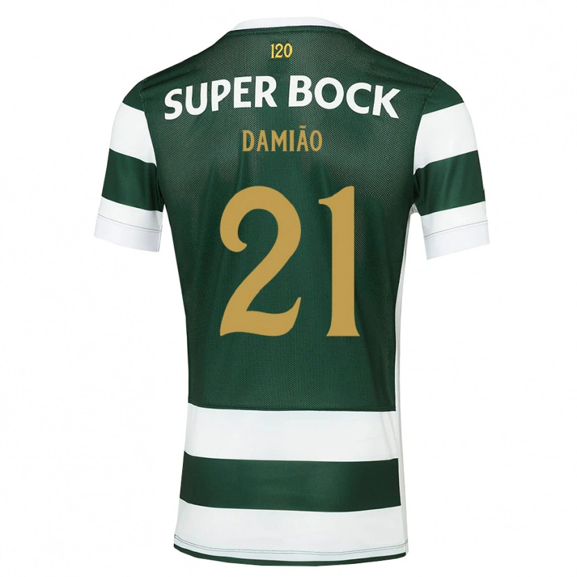 Danxen Dzieci Leonardo Damião #21 Darkslategray Biały Domowa Koszulka 2026/27 Koszulki Klubowe