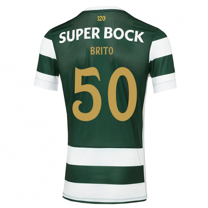 Danxen Dzieci Alexandre Brito #50 Darkslategray Biały Domowa Koszulka 2026/27 Koszulki Klubowe