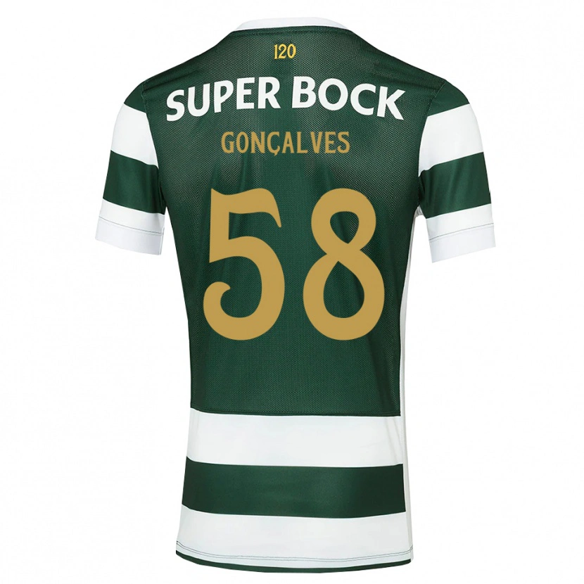 Danxen Dzieci Flávio Gonçalves #58 Darkslategray Biały Domowa Koszulka 2026/27 Koszulki Klubowe