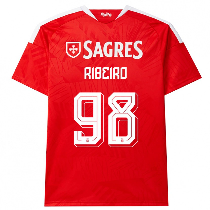 Danxen Dzieci Ricardo Ribeiro #98 Czerwony Biały Żółty Domowa Koszulka 2026/27 Koszulki Klubowe