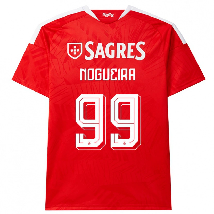 Danxen Dzieci Beatriz Nogueira #99 Czerwony Biały Żółty Domowa Koszulka 2026/27 Koszulki Klubowe