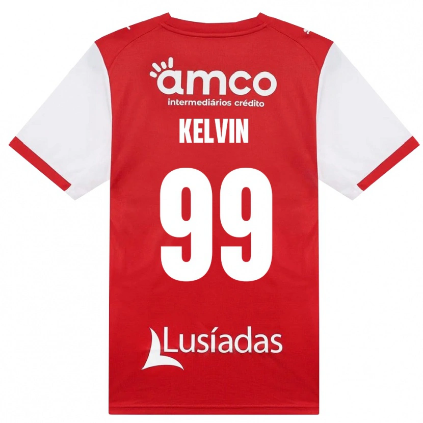 Danxen Dzieci Kauan Kelvin #99 Biały Czerwony Czarny Domowa Koszulka 2026/27 Koszulki Klubowe