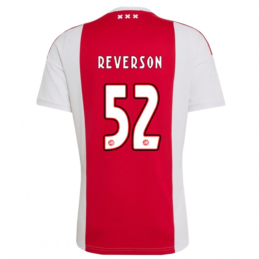 Danxen Dzieci Paul Reverson #52 Czerwony Biały Żółty Domowa Koszulka 2026/27 Koszulki Klubowe