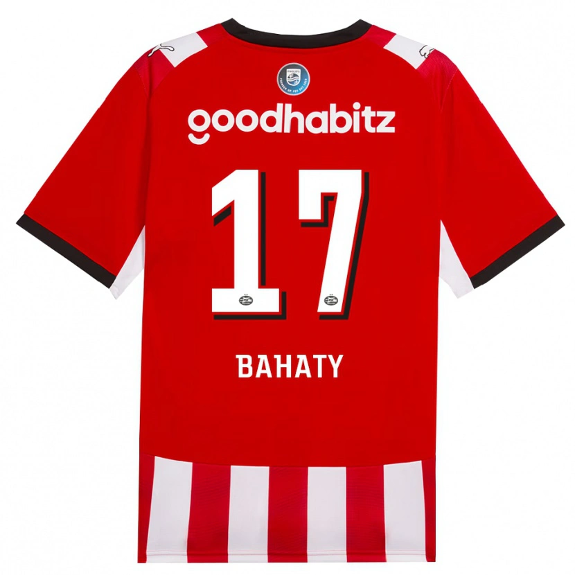 Danxen Dzieci Manuel Bahaty #17 Czerwony Biały Czarny Domowa Koszulka 2026/27 Koszulki Klubowe