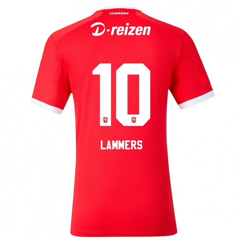 Danxen Dzieci Sam Lammers #10 Czerwony Biały Domowa Koszulka 2026/27 Koszulki Klubowe