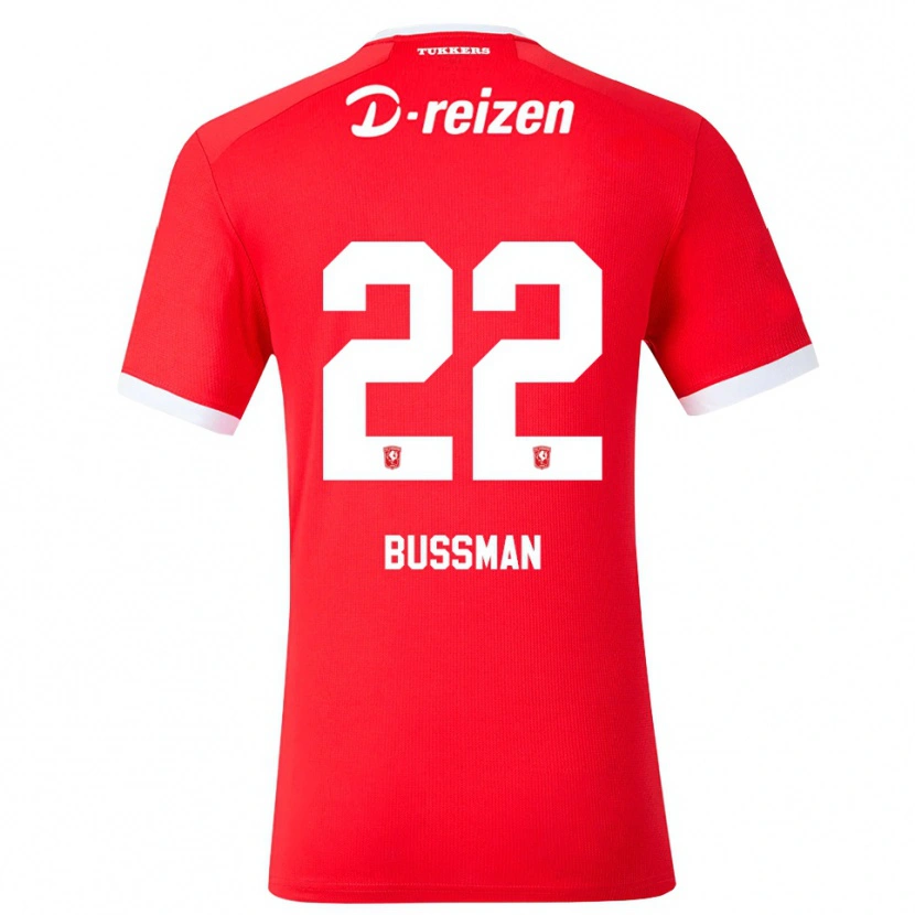 Danxen Dzieci Fiene Bussman #22 Czerwony Biały Domowa Koszulka 2026/27 Koszulki Klubowe