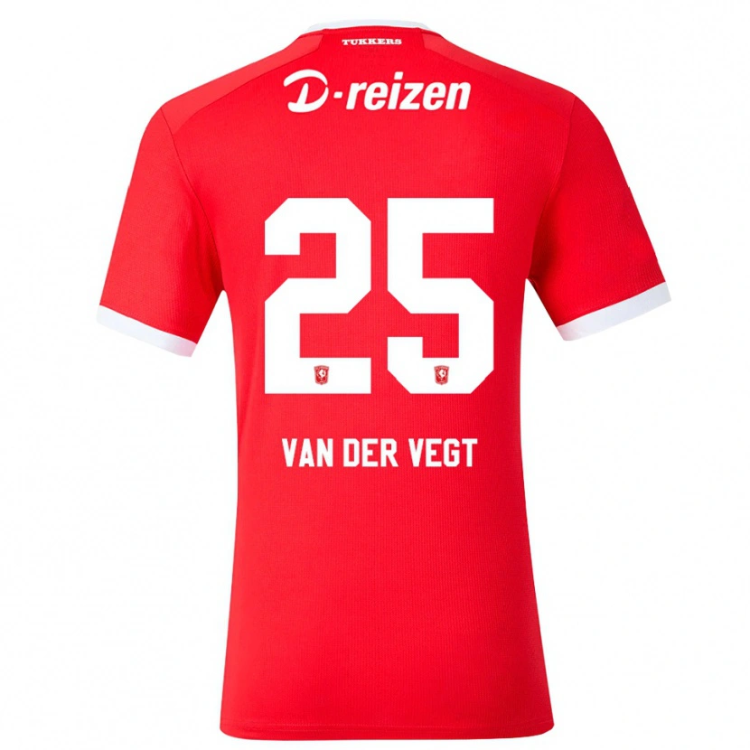 Danxen Dzieci Imre Van Der Vegt #25 Czerwony Biały Domowa Koszulka 2026/27 Koszulki Klubowe