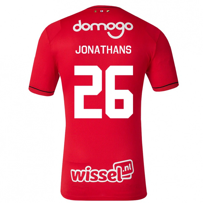 Danxen Dzieci Miliano Jonathans #26 Czerwony Biały Czarny Domowa Koszulka 2026/27 Koszulki Klubowe