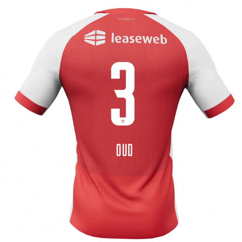 Danxen Dzieci Joeri Oud #3 Czerwony Biały Czarny Domowa Koszulka 2026/27 Koszulki Klubowe