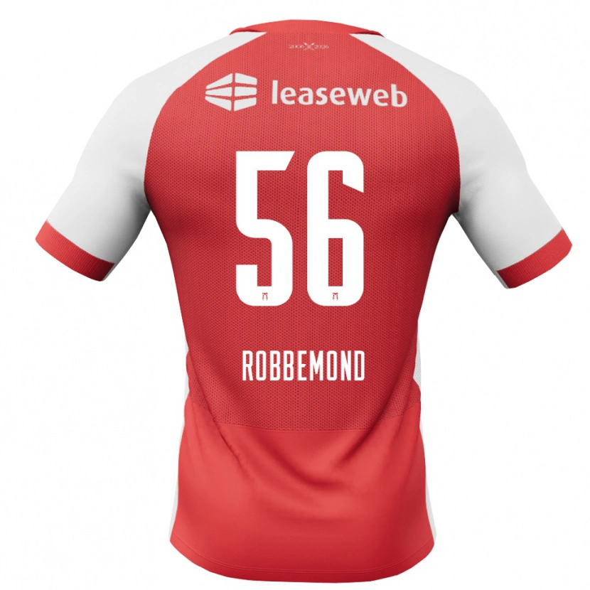 Danxen Dzieci Rio Robbemond #56 Czerwony Biały Czarny Domowa Koszulka 2026/27 Koszulki Klubowe
