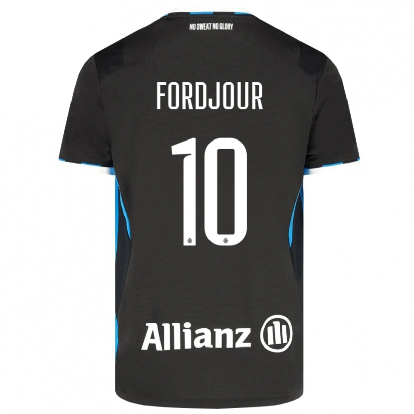 Danxen Dzieci Richmond Fordjour #10 Czarny Czerwony Niebieski Domowa Koszulka 2026/27 Koszulki Klubowe