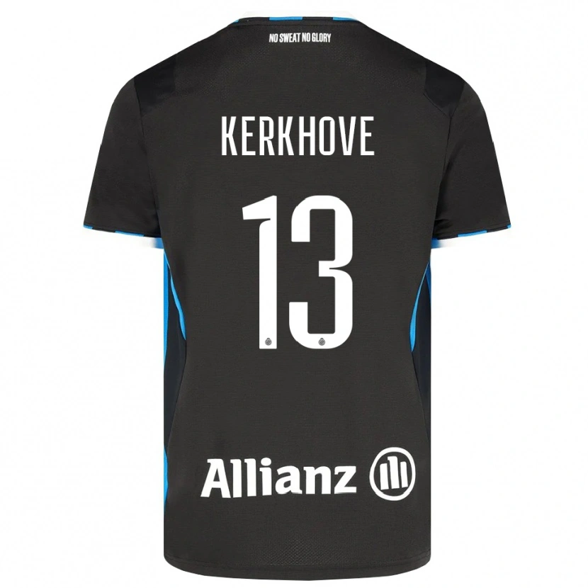 Danxen Dzieci Angel Kerkhove #13 Czarny Czerwony Niebieski Domowa Koszulka 2026/27 Koszulki Klubowe