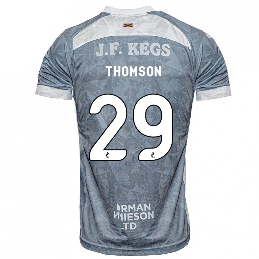 Danxen Dzieci Miller Thomson #29 Jasny Szary Łupek Wyjazdowa Koszulka 2026/27 Koszulki Klubowe