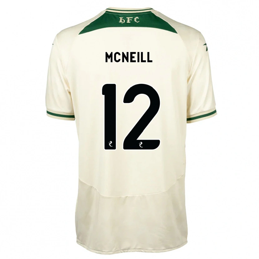 Danxen Dzieci Lewis Mcneill #12 Biały Las Zielony Wyjazdowa Koszulka 2026/27 Koszulki Klubowe