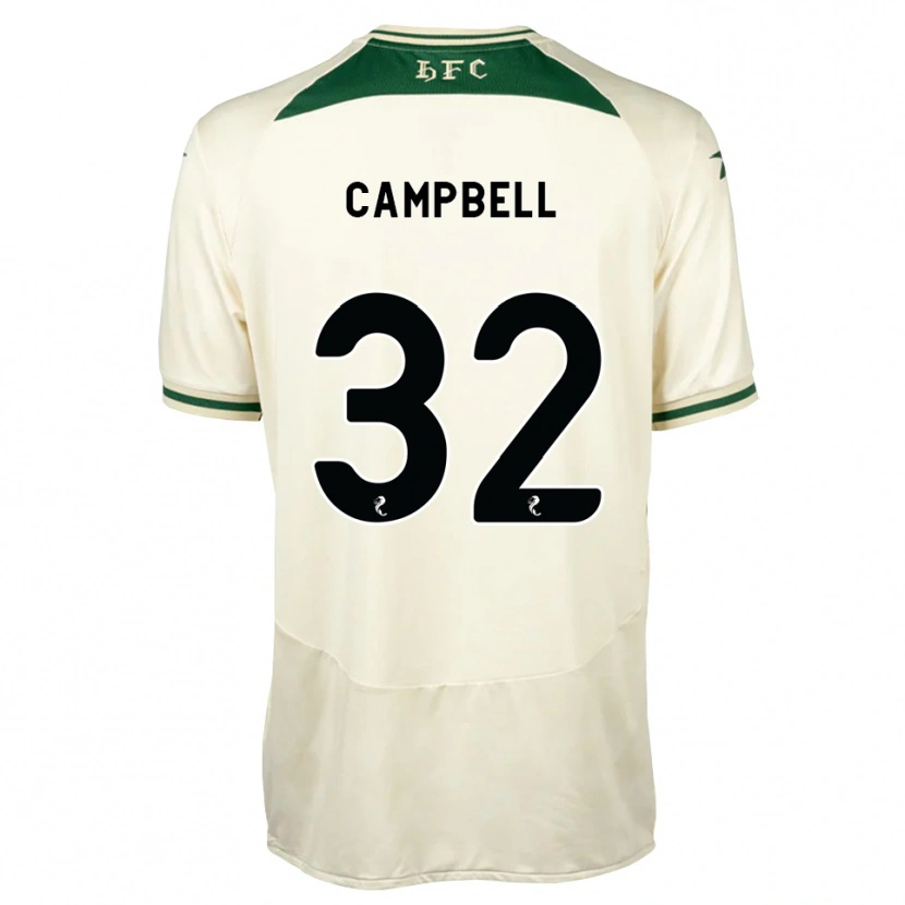 Danxen Dzieci Josh Campbell #32 Biały Las Zielony Wyjazdowa Koszulka 2026/27 Koszulki Klubowe