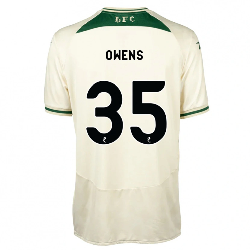 Danxen Dzieci Freddie Owens #35 Biały Las Zielony Wyjazdowa Koszulka 2026/27 Koszulki Klubowe