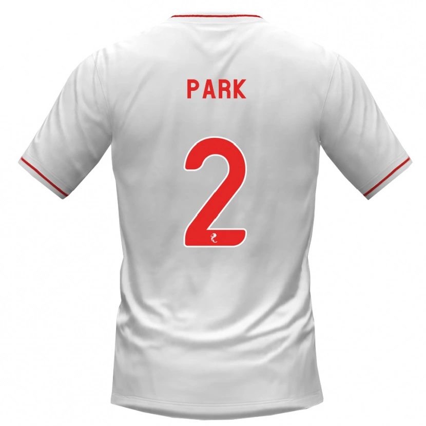 Danxen Dzieci Lily Park #2 Biały Czerwony Wyjazdowa Koszulka 2026/27 Koszulki Klubowe