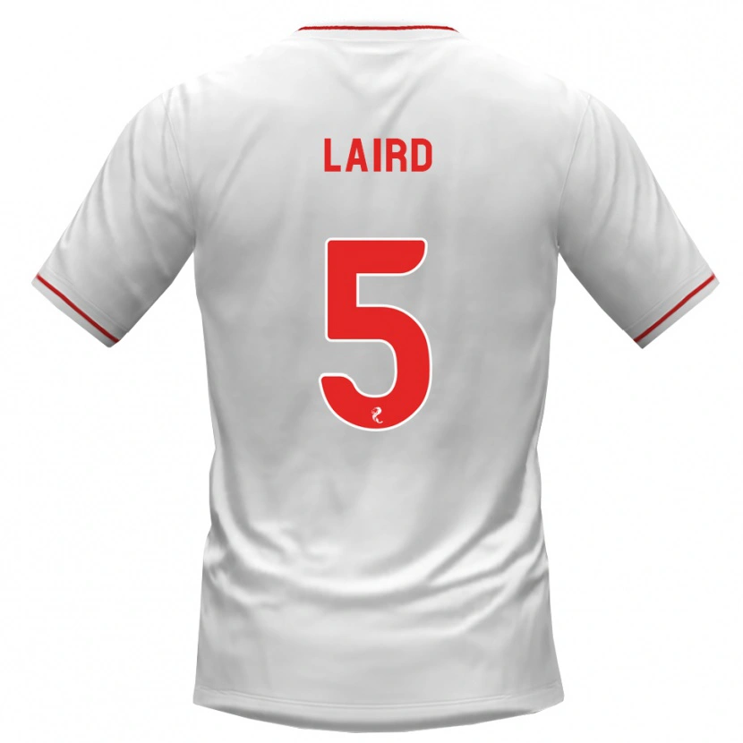 Danxen Dzieci Summer Laird #5 Biały Czerwony Wyjazdowa Koszulka 2026/27 Koszulki Klubowe
