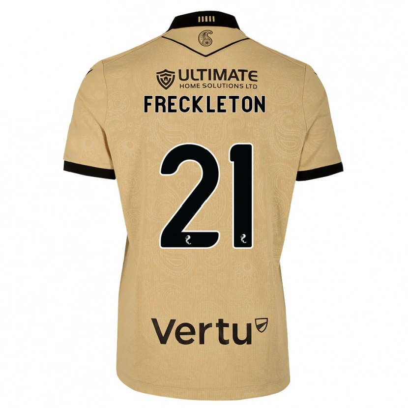 Danxen Dzieci Miguel Freckleton #21 Drewniany Czarny Wyjazdowa Koszulka 2026/27 Koszulki Klubowe