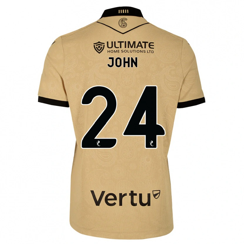 Danxen Dzieci Declan John #24 Drewniany Czarny Wyjazdowa Koszulka 2026/27 Koszulki Klubowe