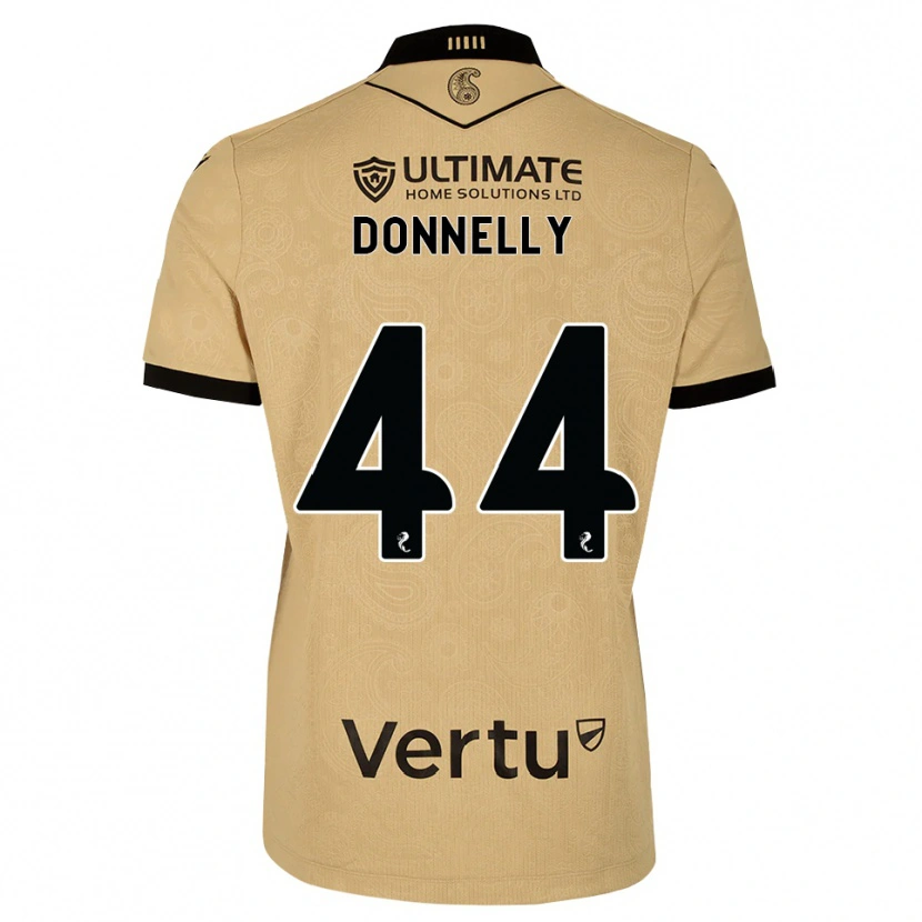 Danxen Dzieci Liam Donnelly #44 Drewniany Czarny Wyjazdowa Koszulka 2026/27 Koszulki Klubowe