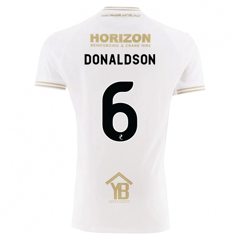 Danxen Dzieci Coll Donaldson #6 Pszeniczny Biały Wyjazdowa Koszulka 2026/27 Koszulki Klubowe