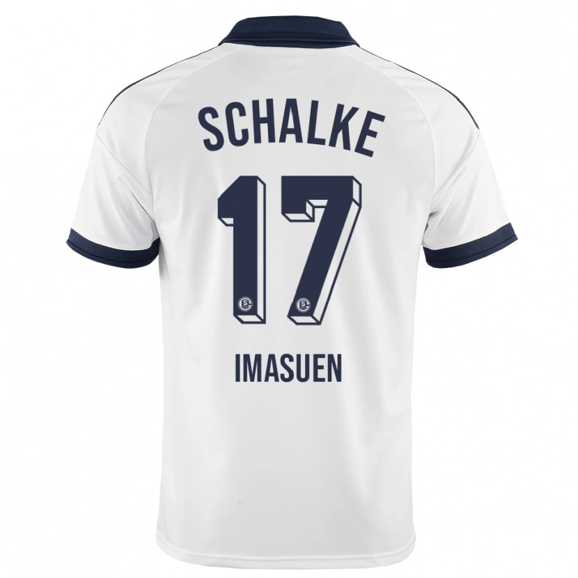 Danxen Dzieci Joel Imasuen #17 Czarny Biały Wyjazdowa Koszulka 2026/27 Koszulki Klubowe
