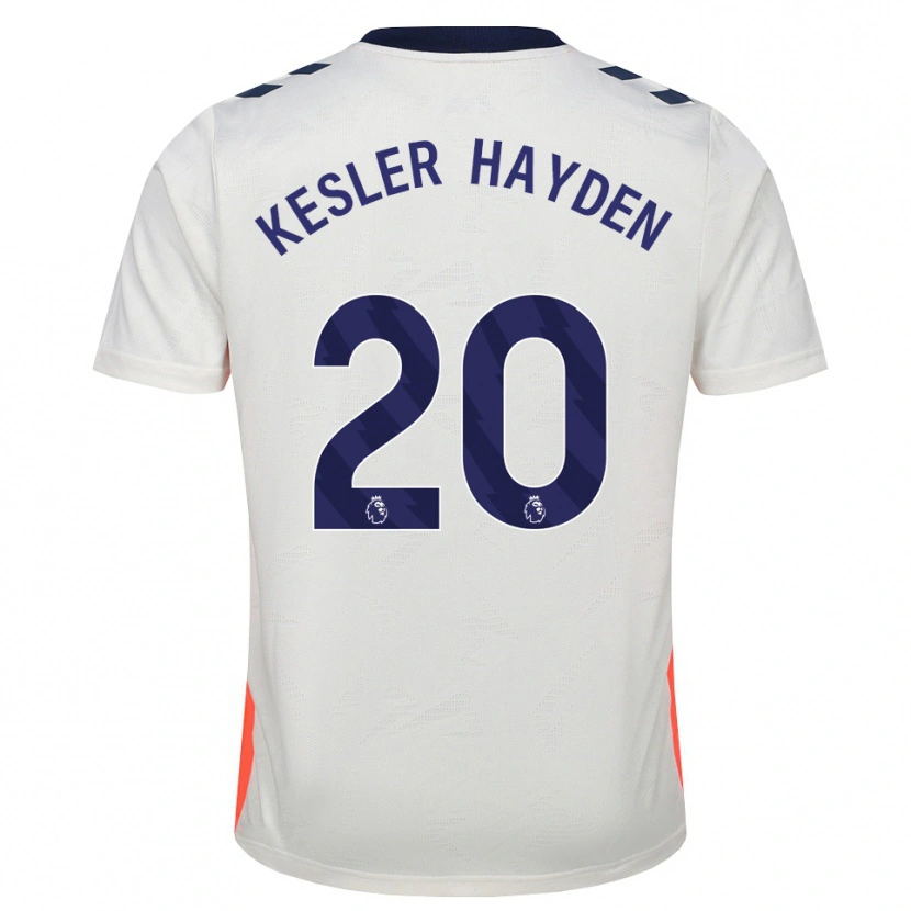 Danxen Dzieci Kaine Kesler-Hayden #20 Biały Pomarańczowy Niebieski Królewski Wyjazdowa Koszulka 2026/27 Koszulki Klubowe